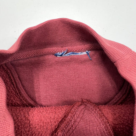Vintage 90s Kansas Jayhawks Embroidered NCAA College Crewneck Sweatshirt Red