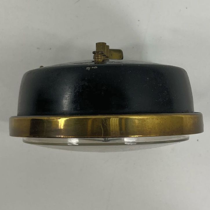 Vintage Collectible Westclox Big Ben Wind Up Table Desk Clock Black & Gold Tone