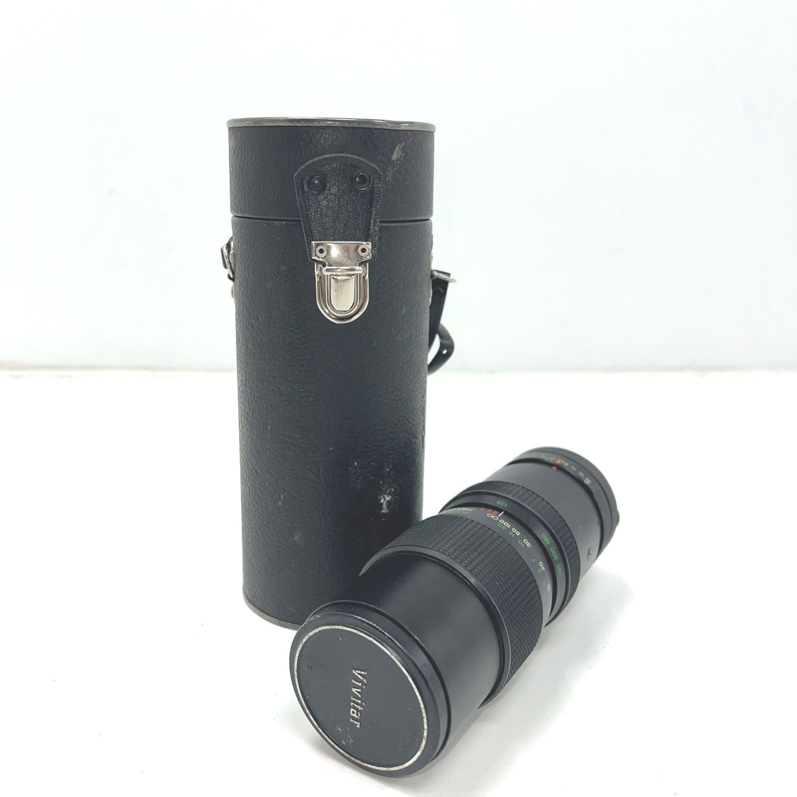 Vivitar Autozoom 90-320MM No. 37514496 Camera Lens in Case Made in Japan