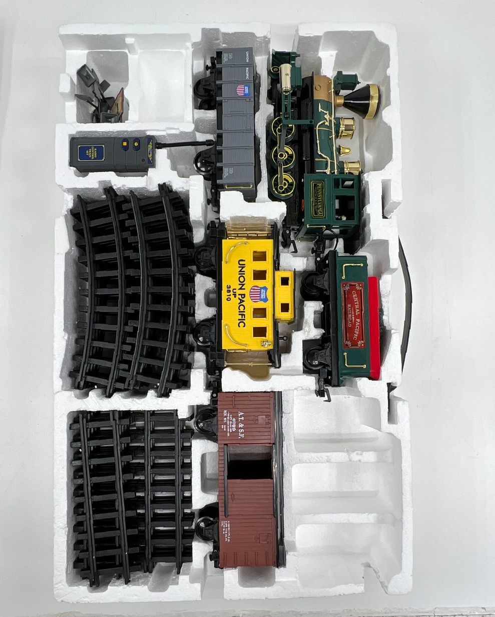 Collectible IOB Ez-Tec Radio Control Coastal Express Train Set #36911 UNTESTED