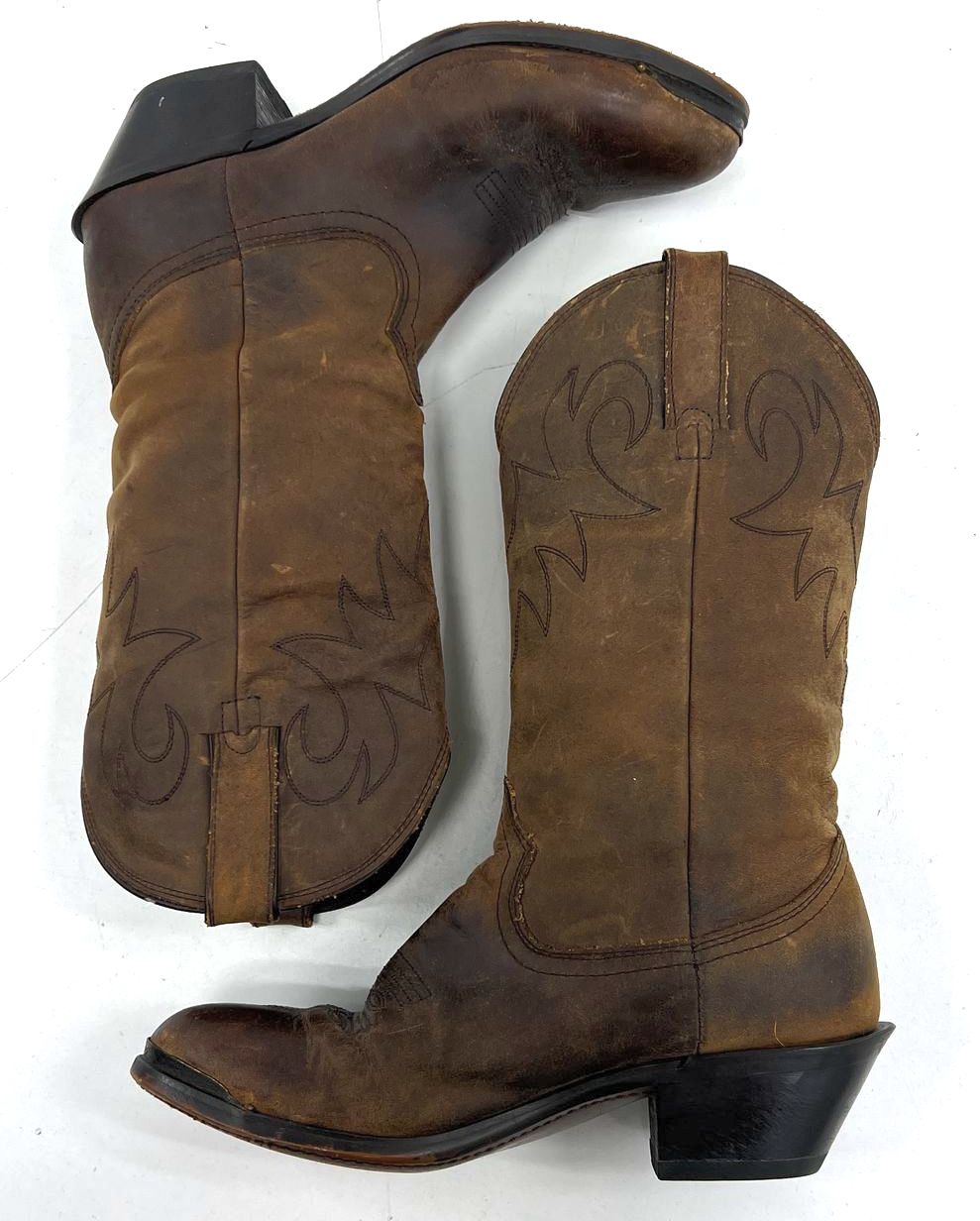 Durango Crush RD542 Brown Slouch Western Cowboy Boots Womens Size 6