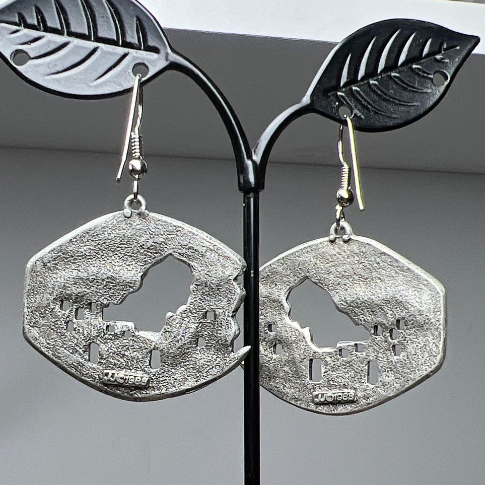 Jonette Jewelry JJ 1988 Pueblo Earrings