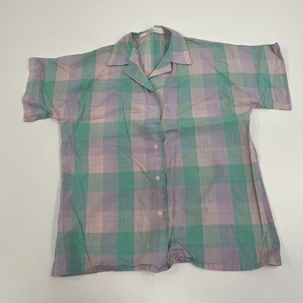 VTG Women's Mixed Brands & Styles Button Up Blouse Lot c1970's Mixed Sizes READ