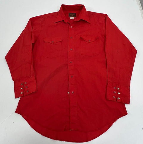 Vintage 90s Lot of 2 Western Pearl Snap Shirts Youngbloods Striped Red Sz M