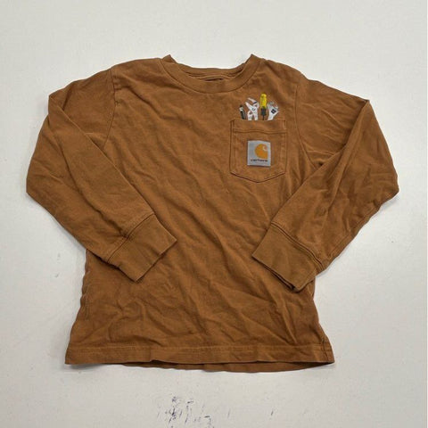 Carhartt Brown Long Sleeve Shirt - Size 4