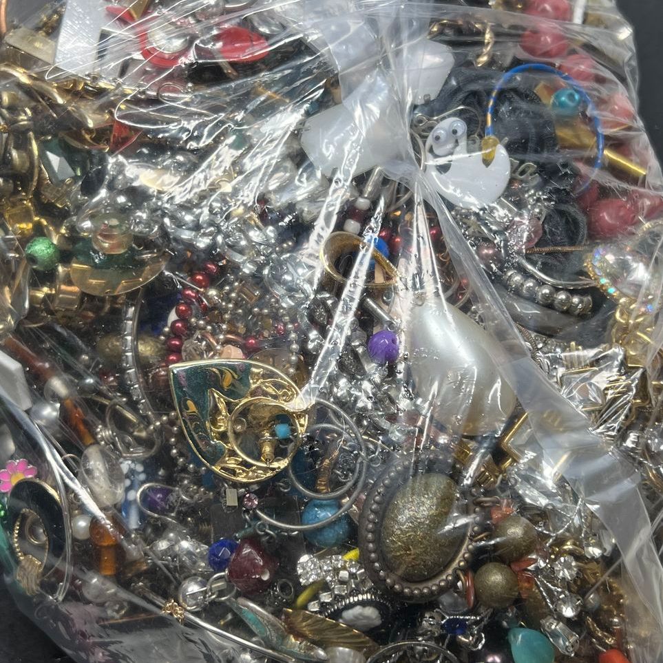 5 Lbs Broken for Craft Costume Jewelry Grab Bag