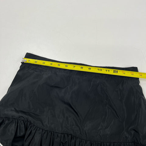 New Marble MS5121 Black High Waist Voluminous Full Length Maxi Skirt Polyester
