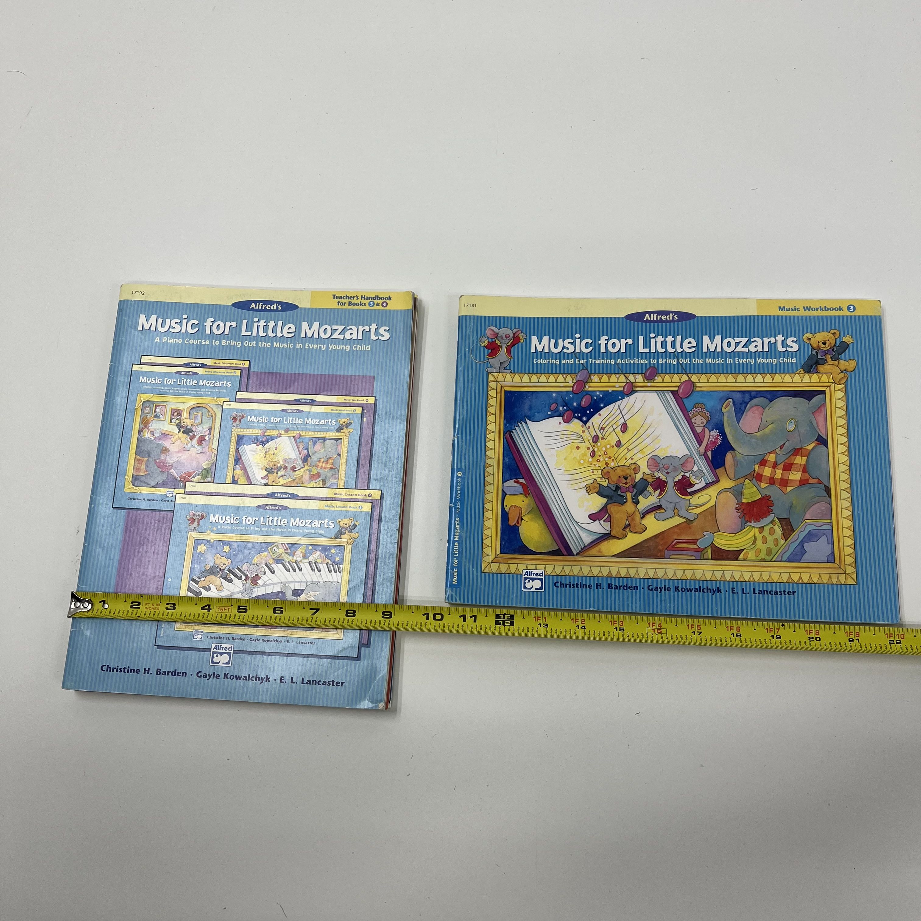 Alfred's Music For Little Mozarts Lot of 9 Music Workbooks