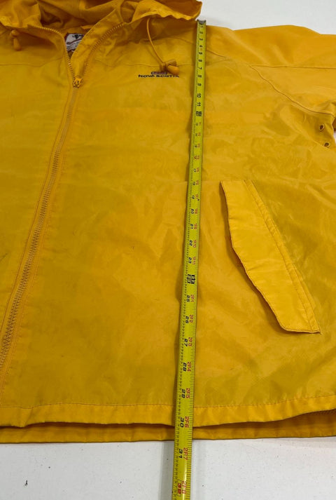 Viking Vintage Y2K Yellow Nova Scotia Hooded Windbreaker Jacket Men's 2XL