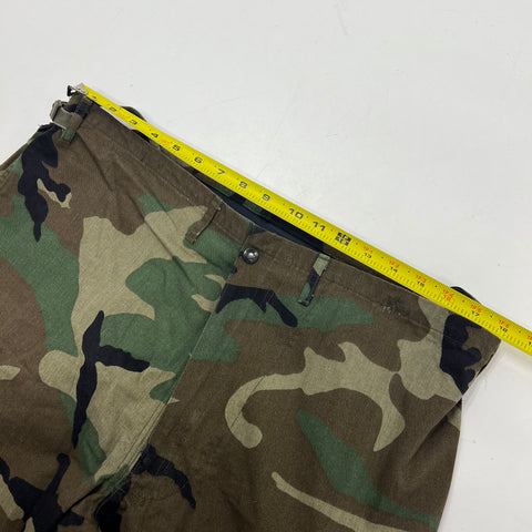 Vintage 80s USGI Woodland Camo Chemical Protective Cargo Pants Trousers Men's M