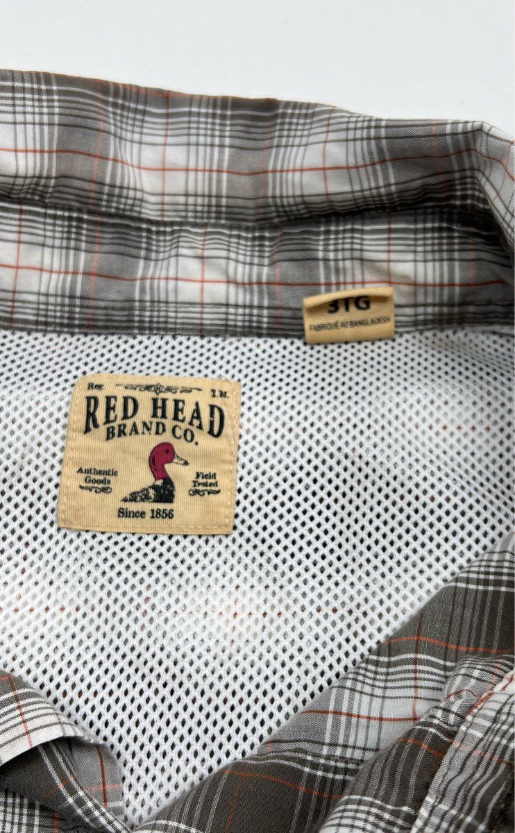 Red Head Brand Co. Gray, Red and White Plaid Casual Dress - Size 3TG