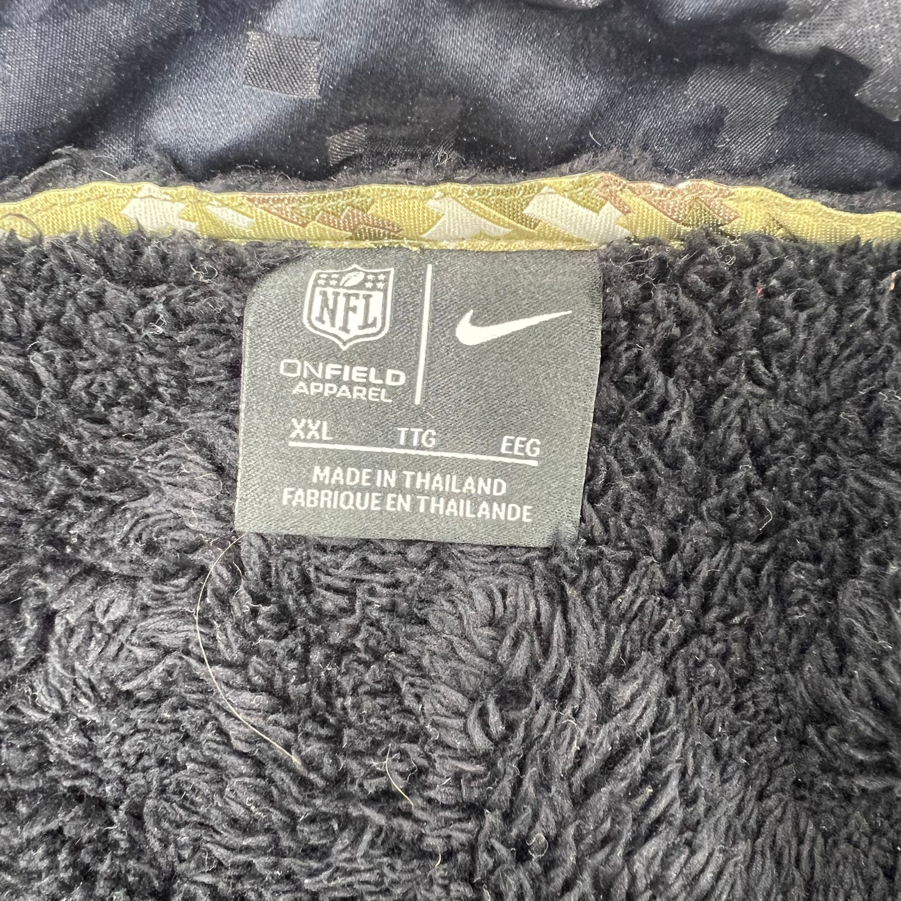 Nike NFL Salute To Service Digital Camo Chicago Bears Coachs Jacket Mens XXL
