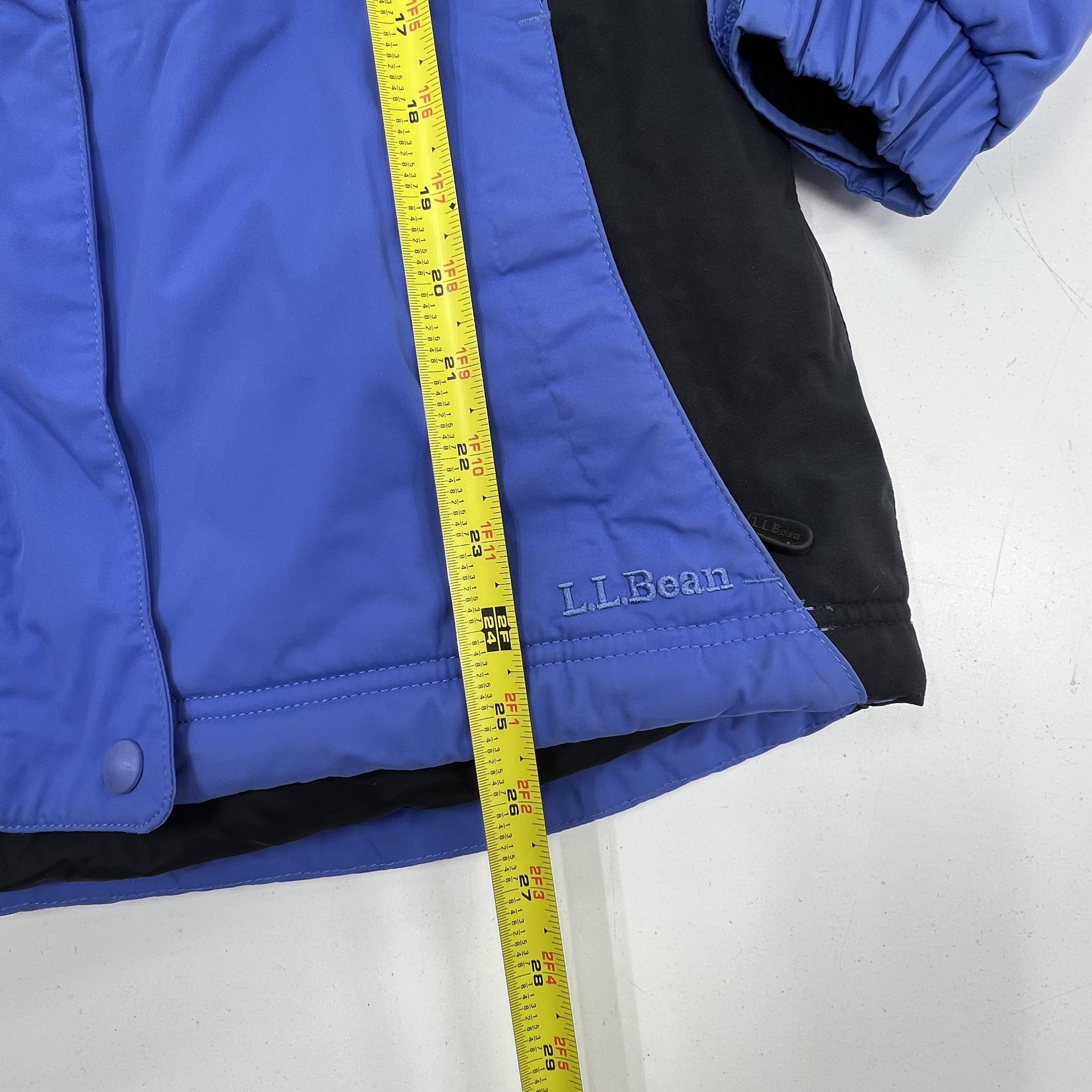 L.L. Bean Blue Primaloft Insulated Hooded Puffer Jacket Womens XS