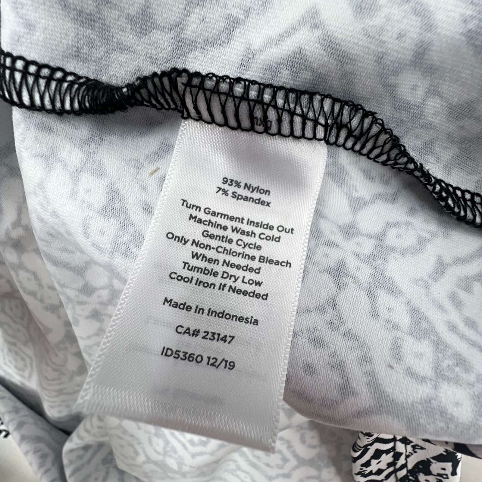 Talbots Geometric Medallion Knit Sheath Dress Black White Womens PL NWT