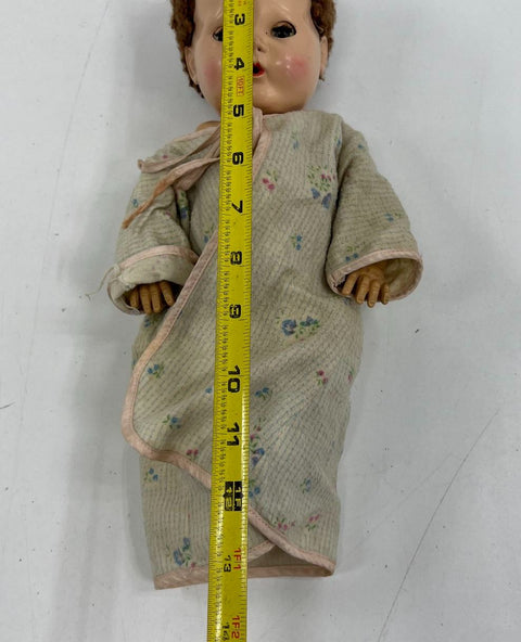 Vintage American Character Composition Bent Limb Baby Doll Sleep Eyes 13"