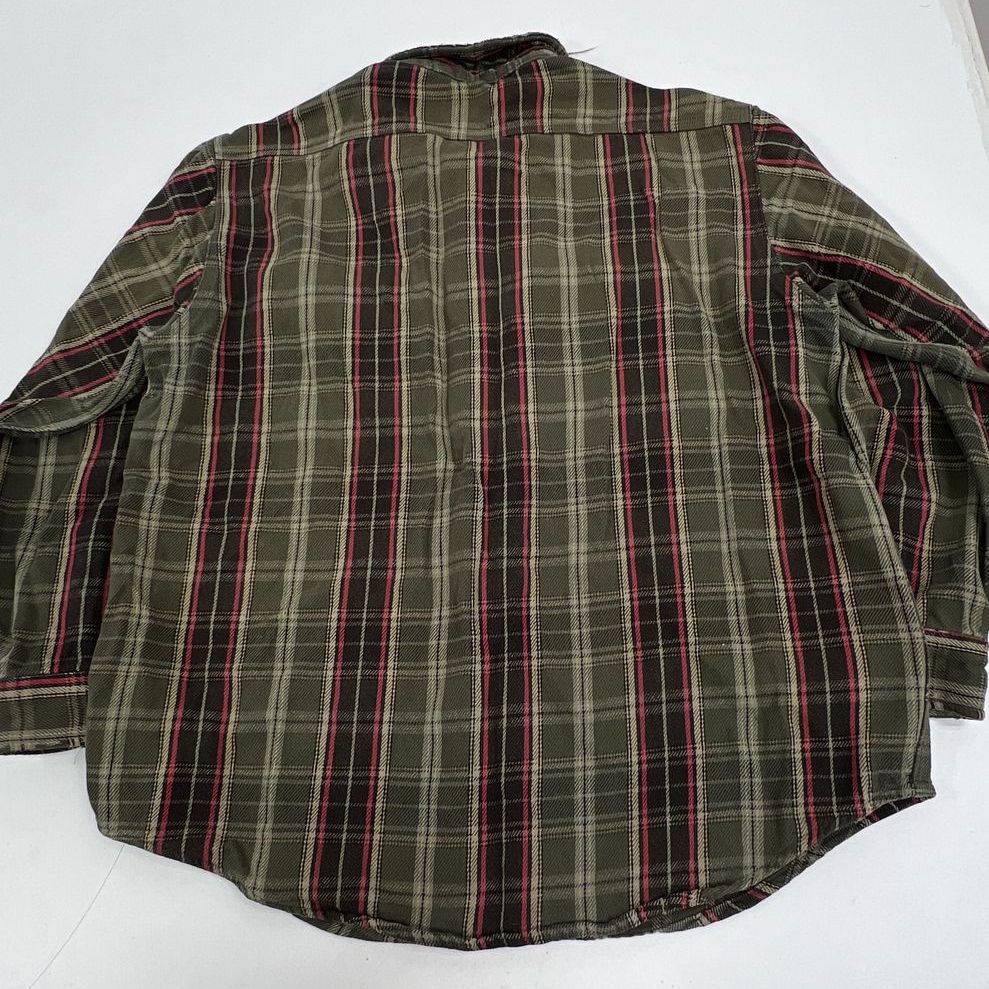 Carhartt Workwear Lot of 3 Flannel Shirt Long Sleeve Pocket Tee Sz M XL