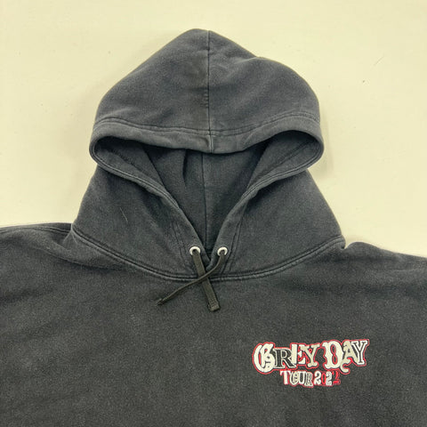 Suicide Boys Grey Day Tour 2022 Third Tour To Hell Faded Black Hoodie Men's XL