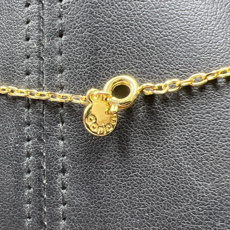 Gorjana Gold Tone Mother of Pearl Chain Necklace