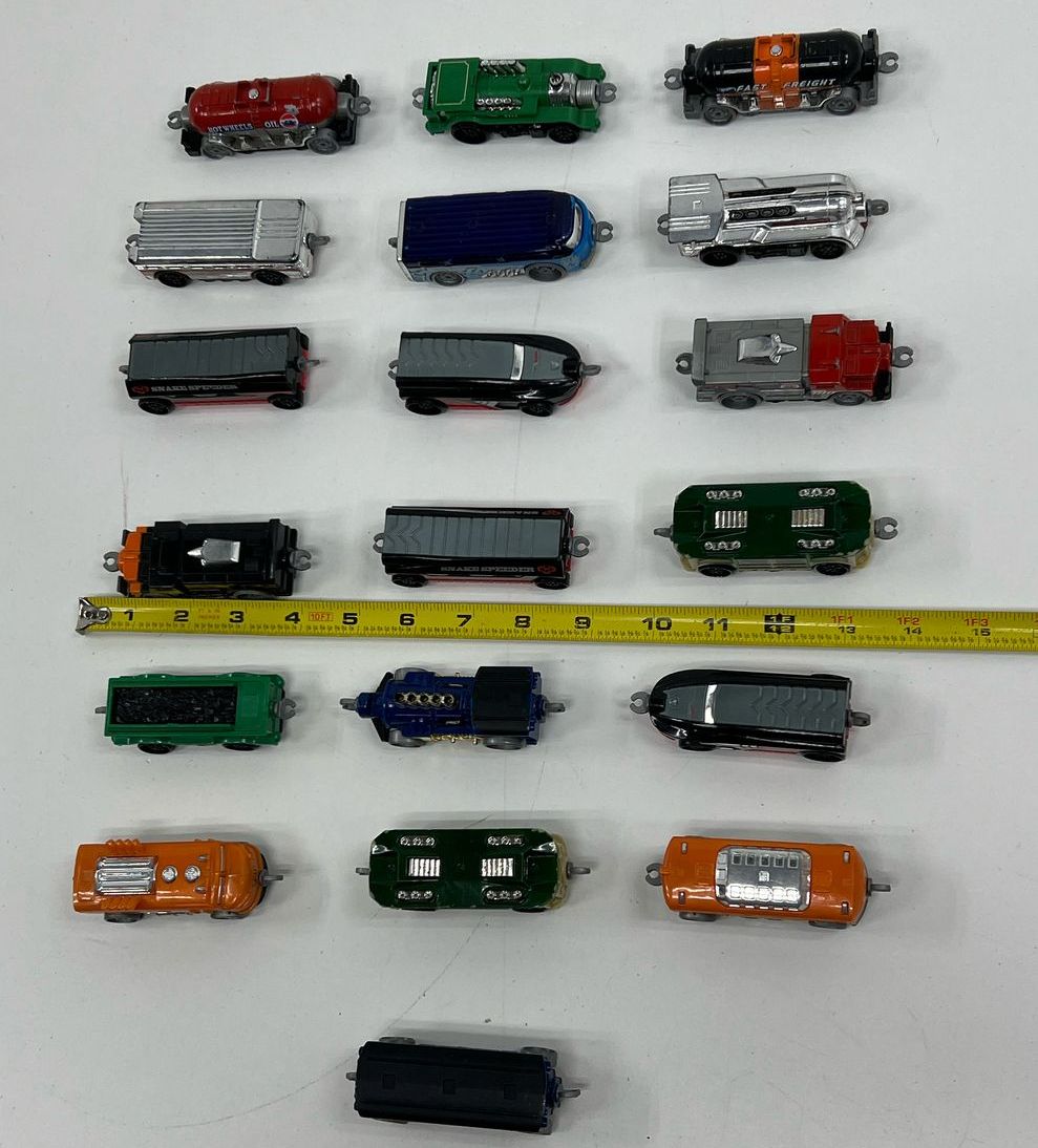 Collectible Mattel Hot Wheels Train Cars Lot C2010 -11 Mixed Styles & Colors