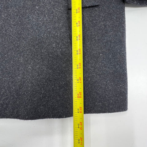Jos. A. Bank Charcoal Gray Wool Double Breasted Peacoat Men's Coat Size L