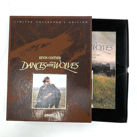 Dances with Wolves 1990 Limited Collector's Edition VHS Box Set w/ Book