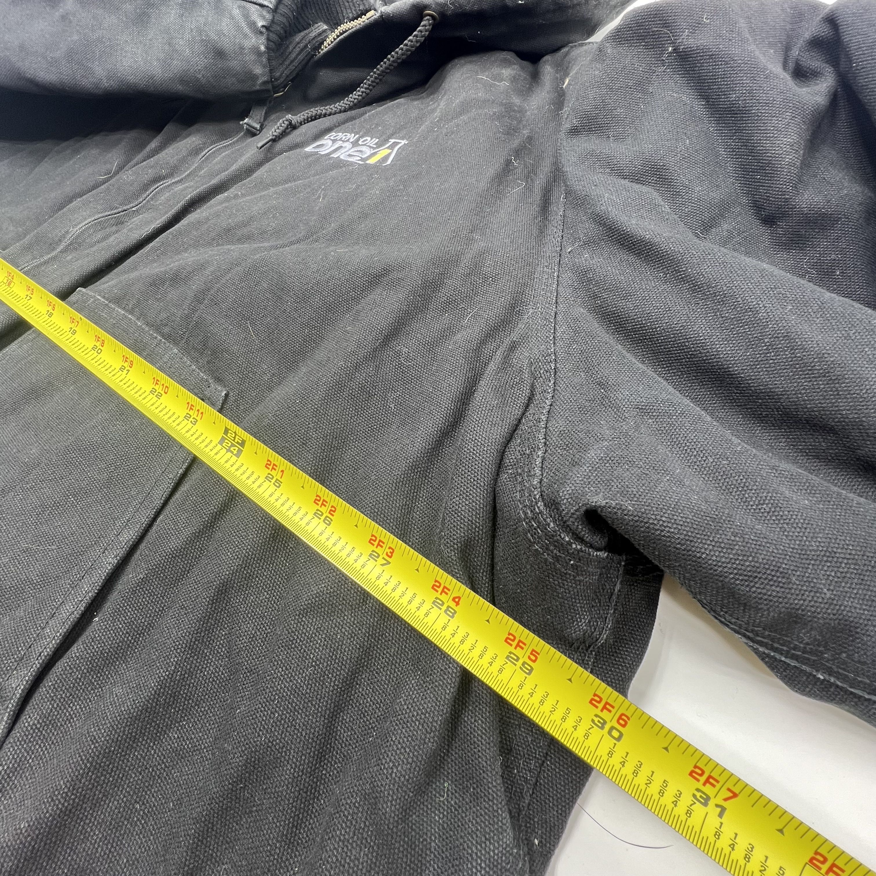 KEY Black Outerwear Jacket Full Zip Men's 3XLT 100% Cotton