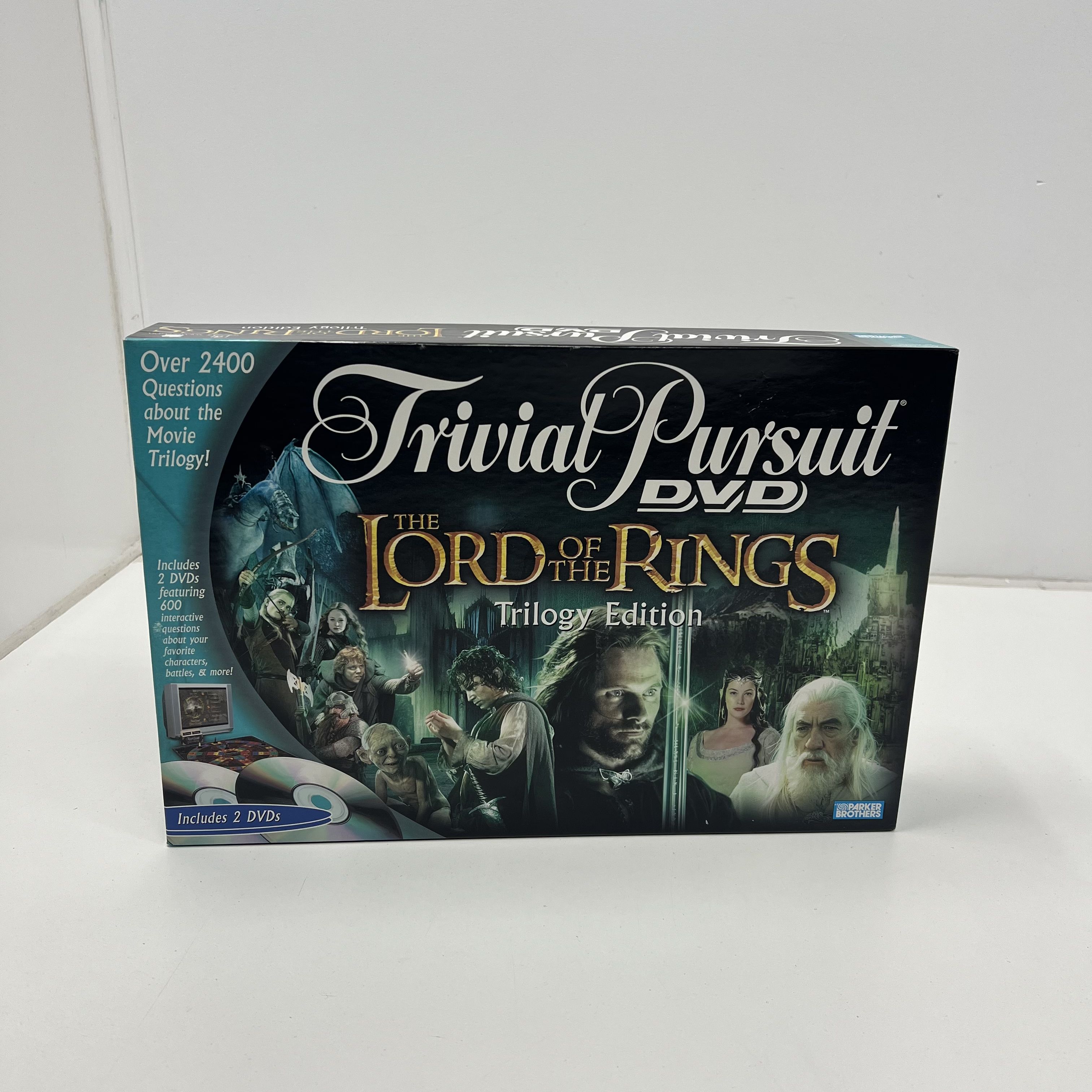 Trivia Pursuit DVD Lord Of The Rings Trilogy Edition Sealed Game Pieces IOB