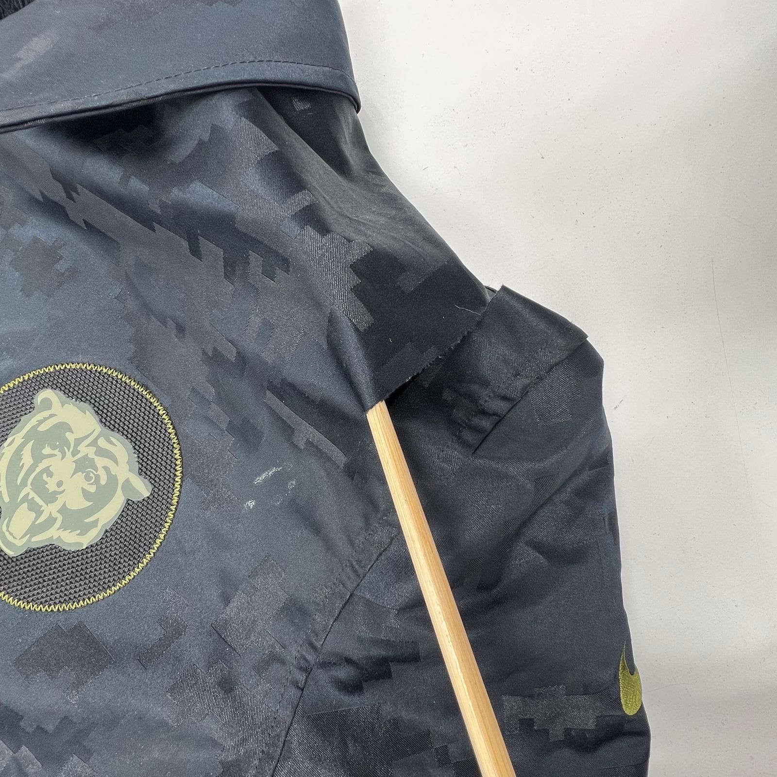 Nike NFL Salute To Service Digital Camo Chicago Bears Coachs Jacket Mens XXL