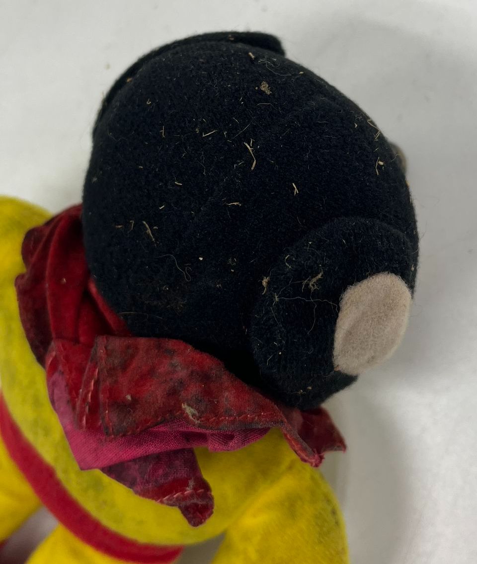 Vintage Playskool Mickey Mouse + Knickerbocker Mighty Mouse Plush Doll Lot
