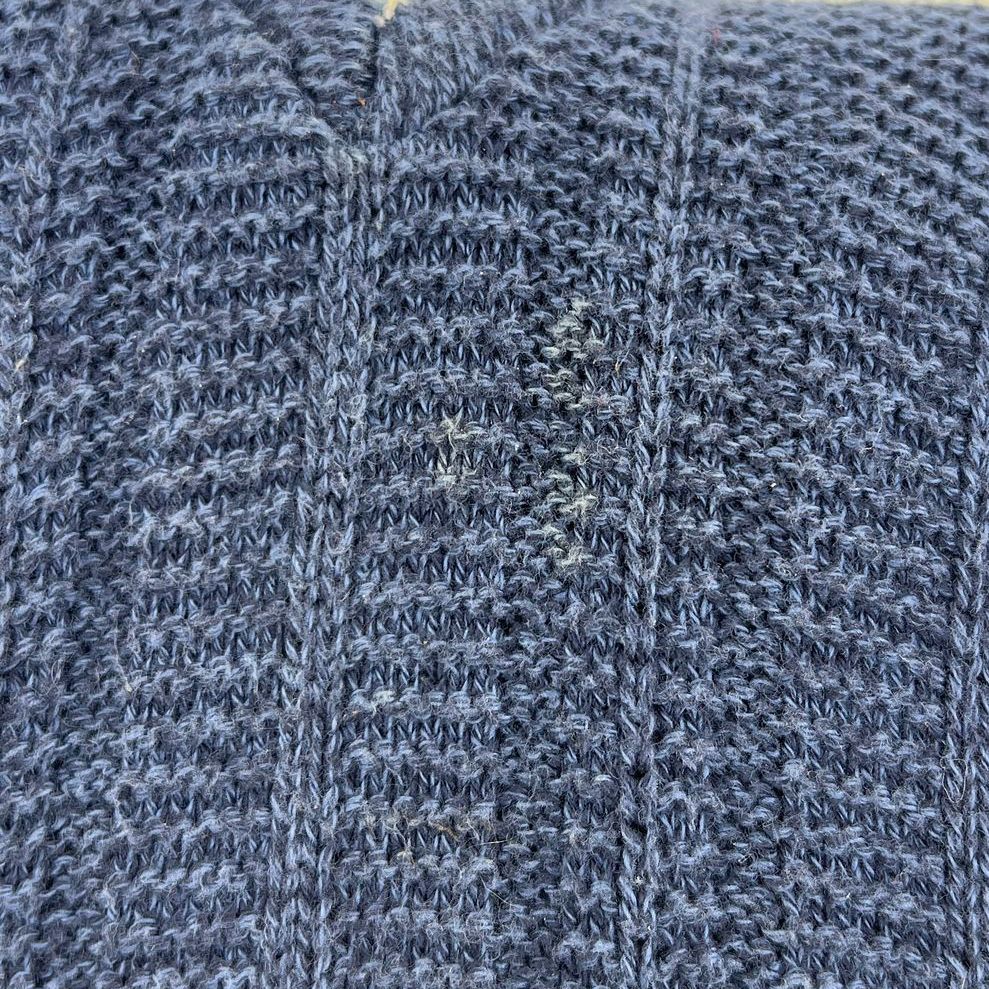 VTG Men's Mixed Brands Blue & Black Knit Pullover & Zip Sweaters Lot - Size XL