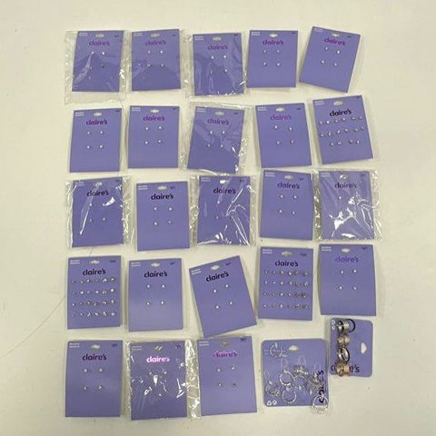 Claire's Lot of 21 Earring & Ring Sets Sensitive Solutions New In Package