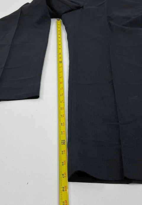 Santorelli John Varvatos Lot of 2 Mens Dress Pants Black Flat Front Size 33 34