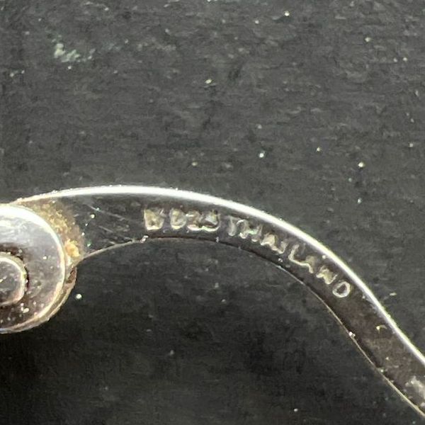 925 Sterling Silver Twist Hoop Earrings 4.8g