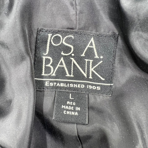 Jos. A. Bank Charcoal Gray Wool Double Breasted Peacoat Men's Coat Size L