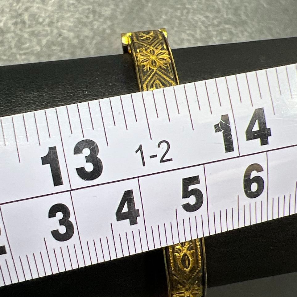 Gold Plated Damascene Bracelet 18g