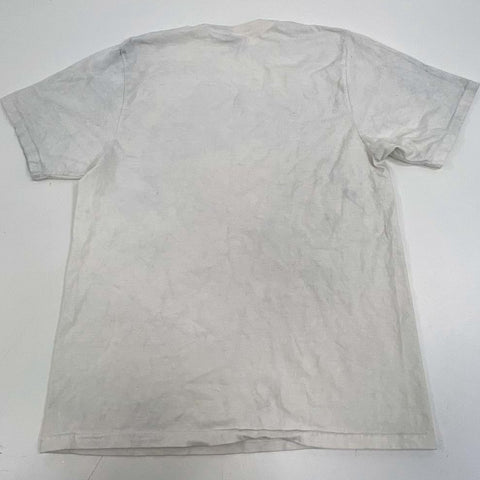 Stussy Spellout Logo Graphic T-Shirt Streetwear Skate White Sz M