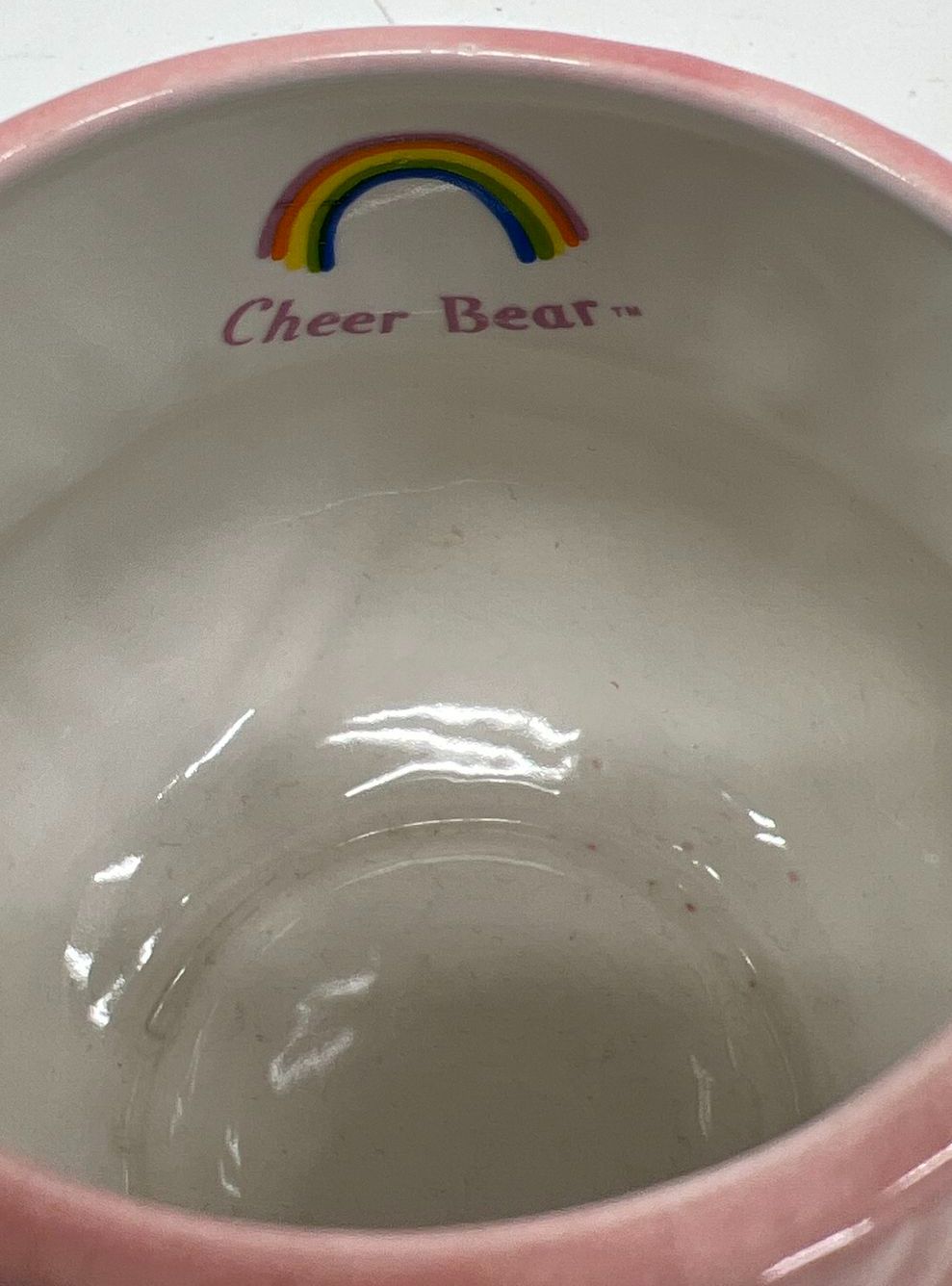 Vintage 1984 Care Bears Mug Set Cheer Bear & Funshine Bear American Greetings