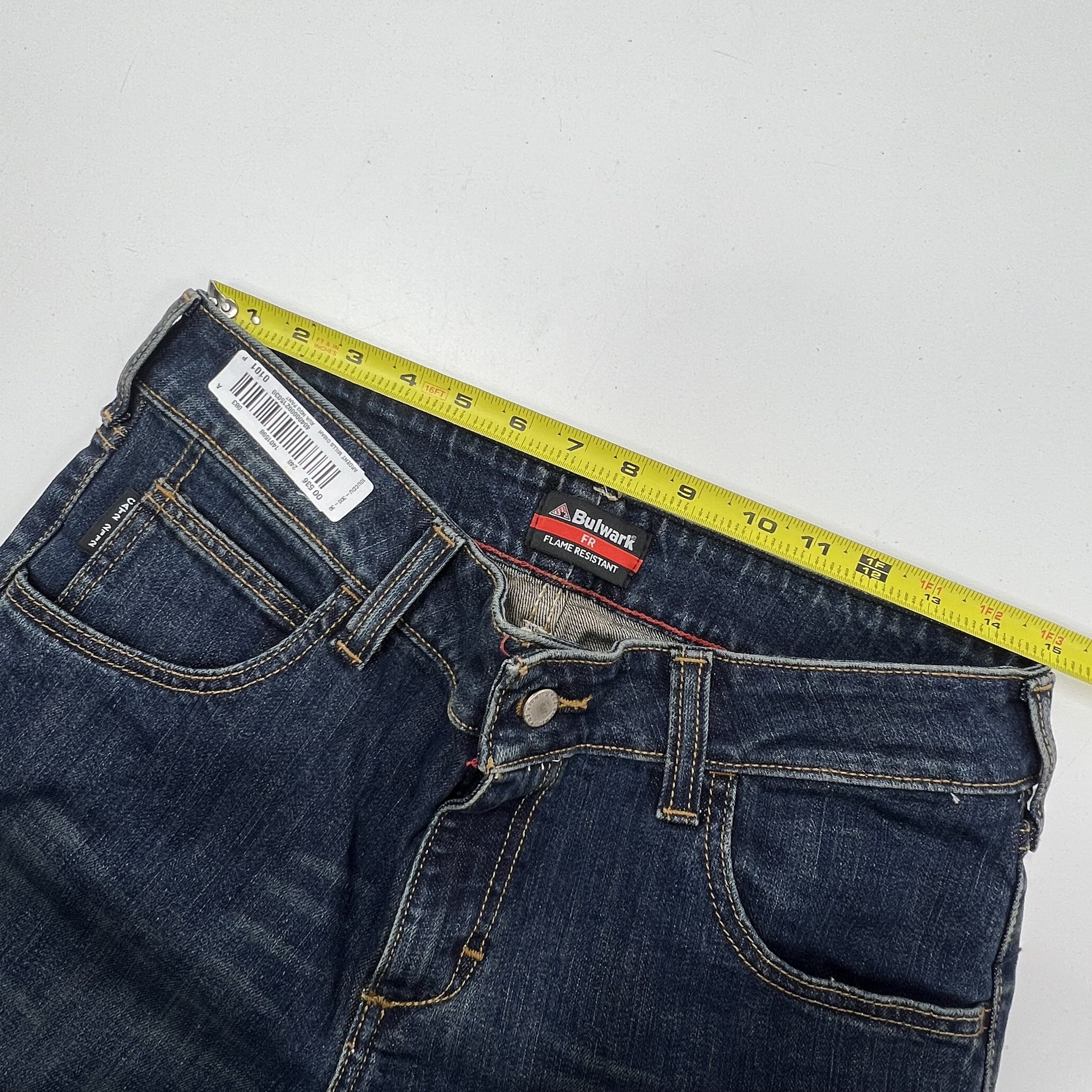 Bulwark PSJMSD3 FR Flame Resistant Boot Cut Work Jeans Women's Size 10x32