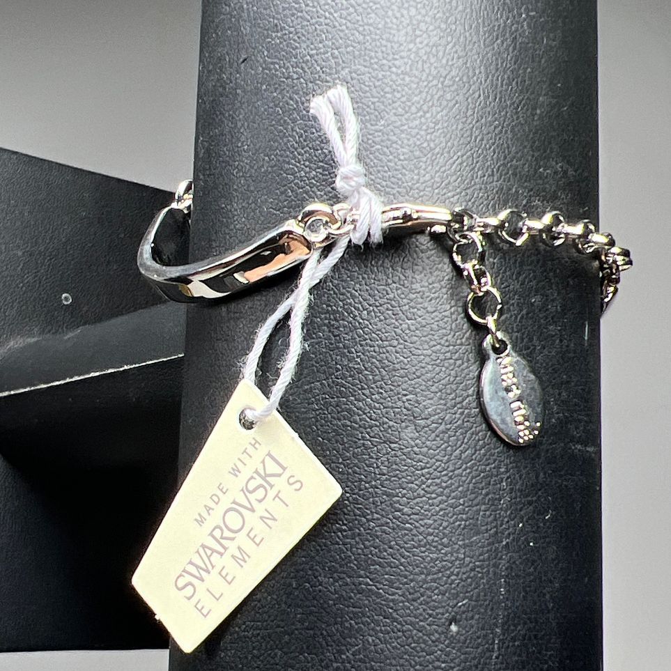 Mestige Swarovski Elements Silver Toen Faux Pearl Bracelet