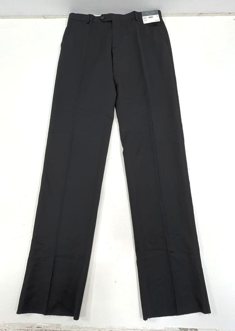 NWT Lot of 2 Pronto Uomo Platinum Black 100% Wool Dress Pants Men's Size 34