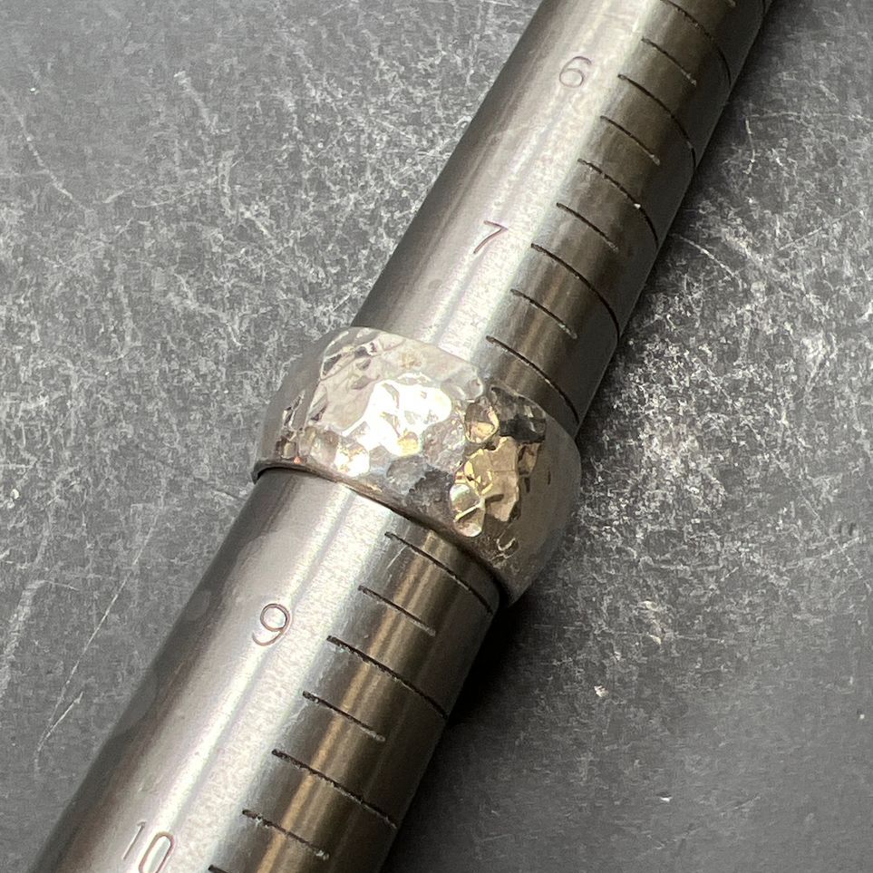 Silpada 925 Sterling Silver Hammered Ring Size 8 10.6g
