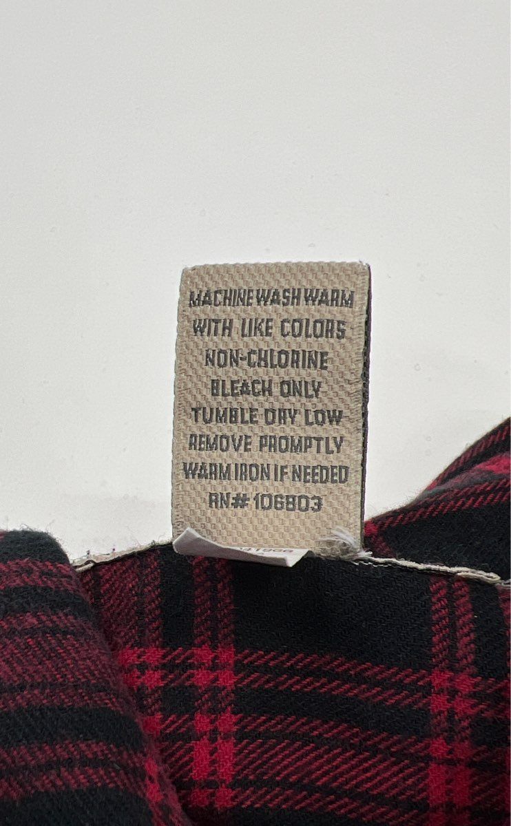 Duluth Trading Co. Red and Black Plaid Skirt - Size XL