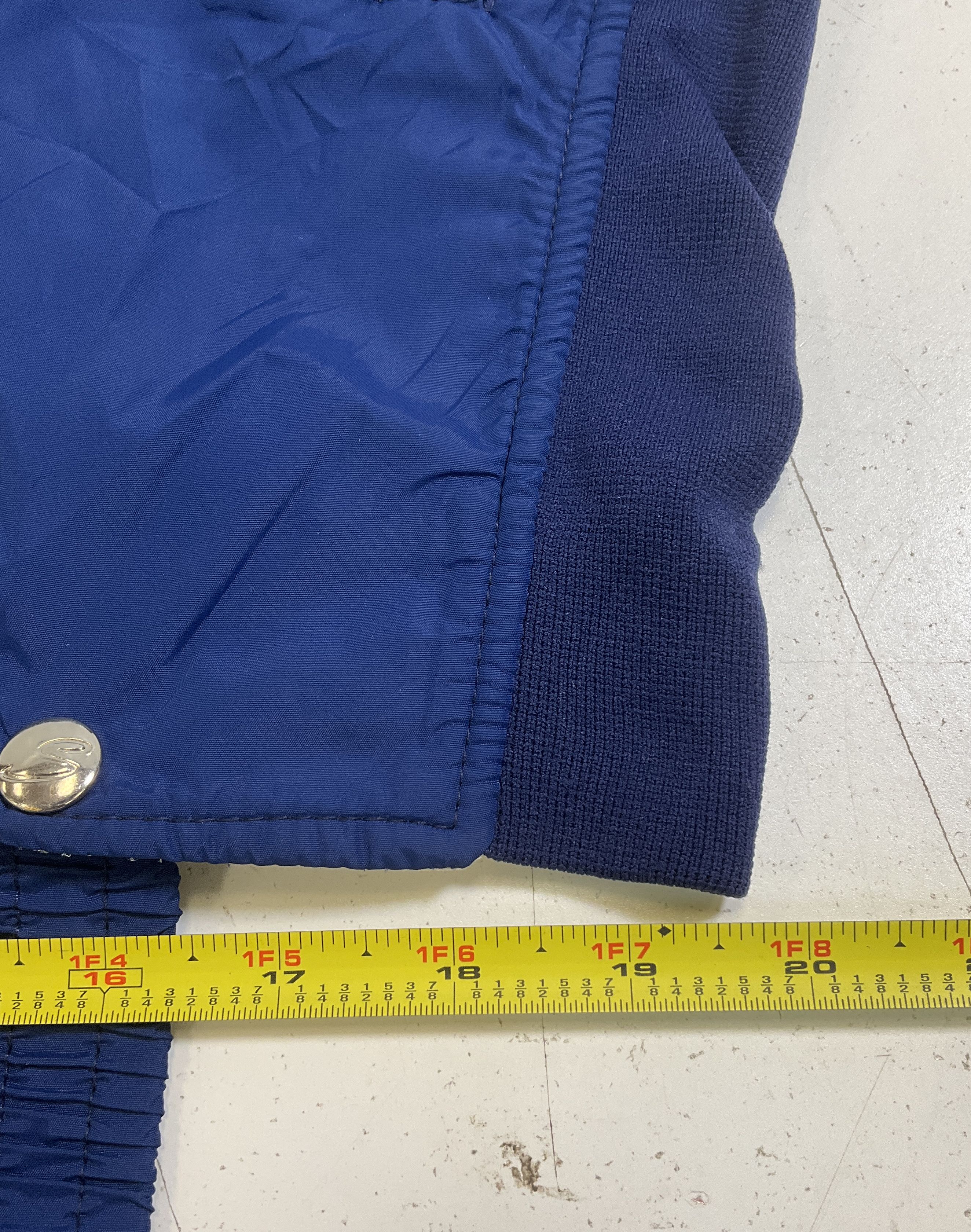 Vintage Sportcaster Mens XL Blue High Rise Snow Pants Ski Bib Made in USA