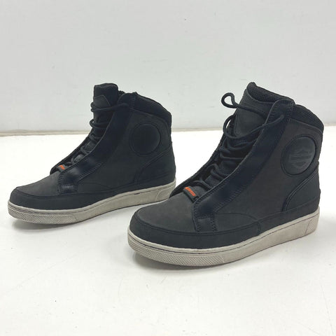 Harley-Davidson Steinman Black Waterproof Riding Sneaker High Top Men's Size 7.5