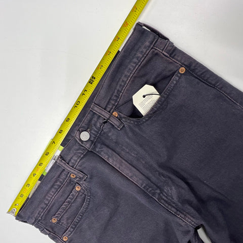 Levi's Premium 510 Skinny Gray Flex Raw Hem Jeans Men's 34x32 NWT