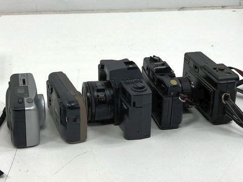 Vintage Film Camera Lot 35mm SLR Point & Shoot APS Hanimex Fuji Keystone