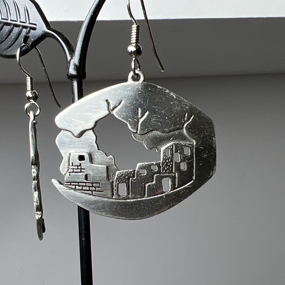 Jonette Jewelry JJ 1988 Pueblo Earrings