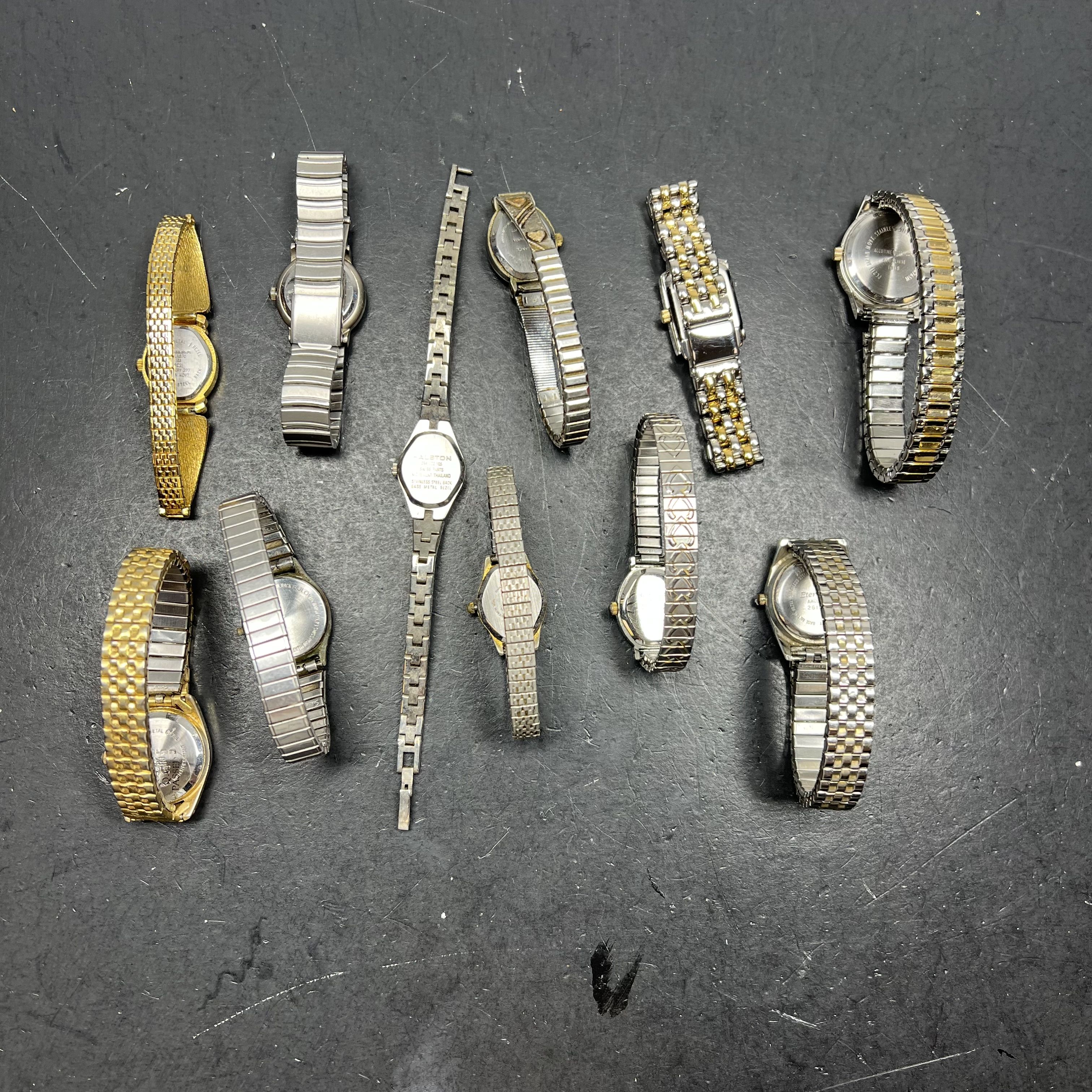 Assorted Style Band Lot Watches Milan Eternity Rumours Quartz Gold Silver Tone