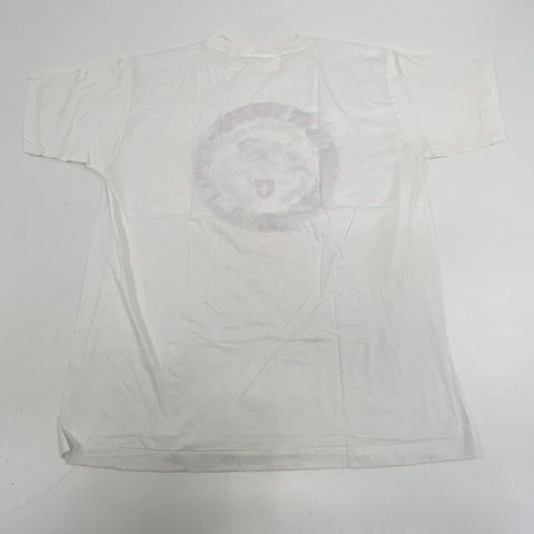 Vintage 80s Erlanger White Switzerland Cantons Single Stitch T-Shirt Men's XL