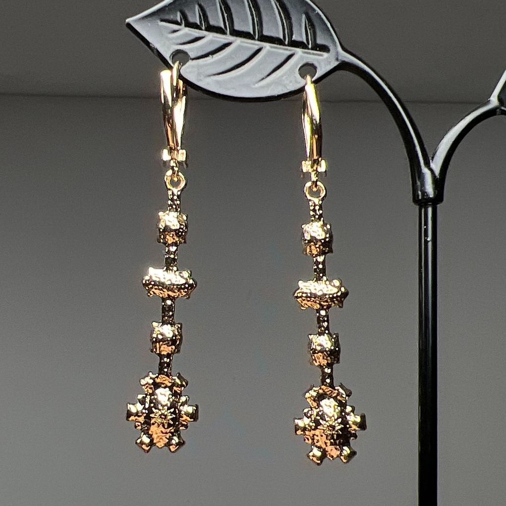 Marchesa Rhinestone Dangle Earrings NWoT
